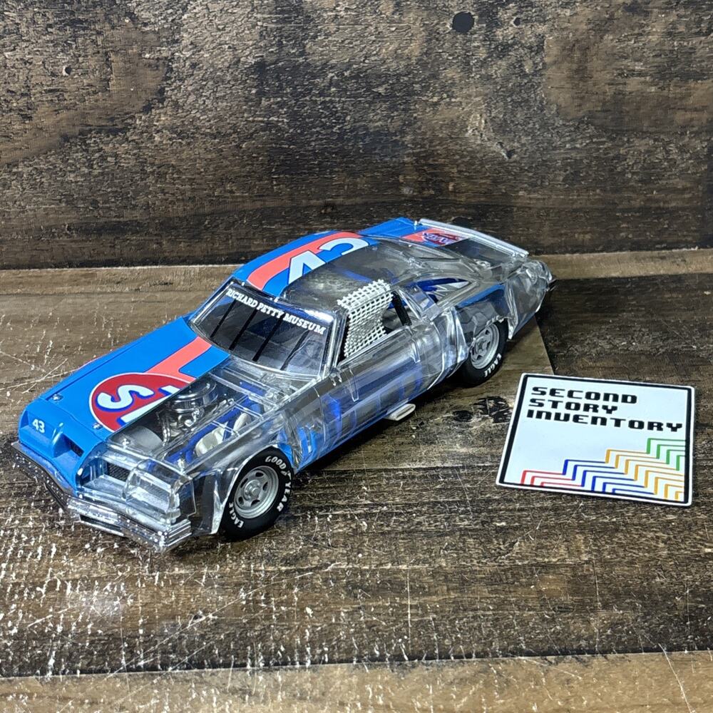 Richard Petty STP Clear Cutaway race FRANKLIN MINT 1/24 NASCAR diecast NO BOX!